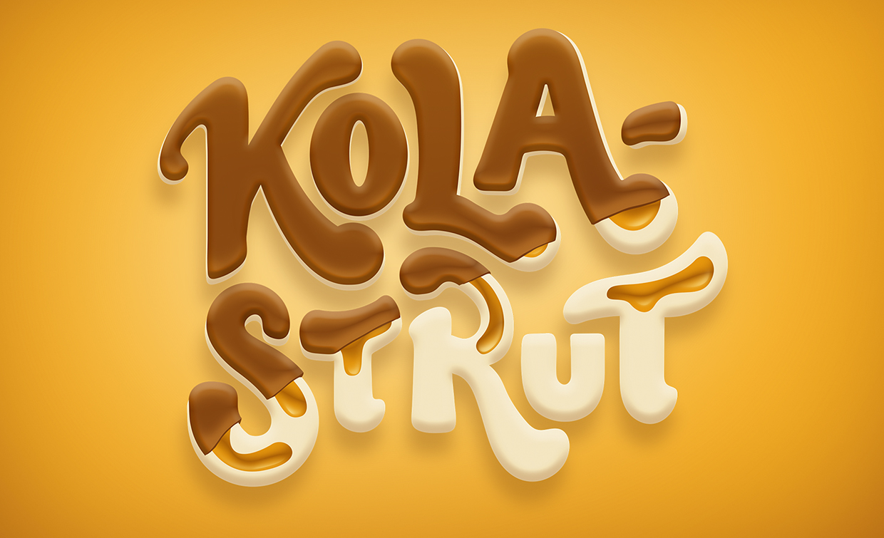 Logo Kolastrut Typography typo logotyp 