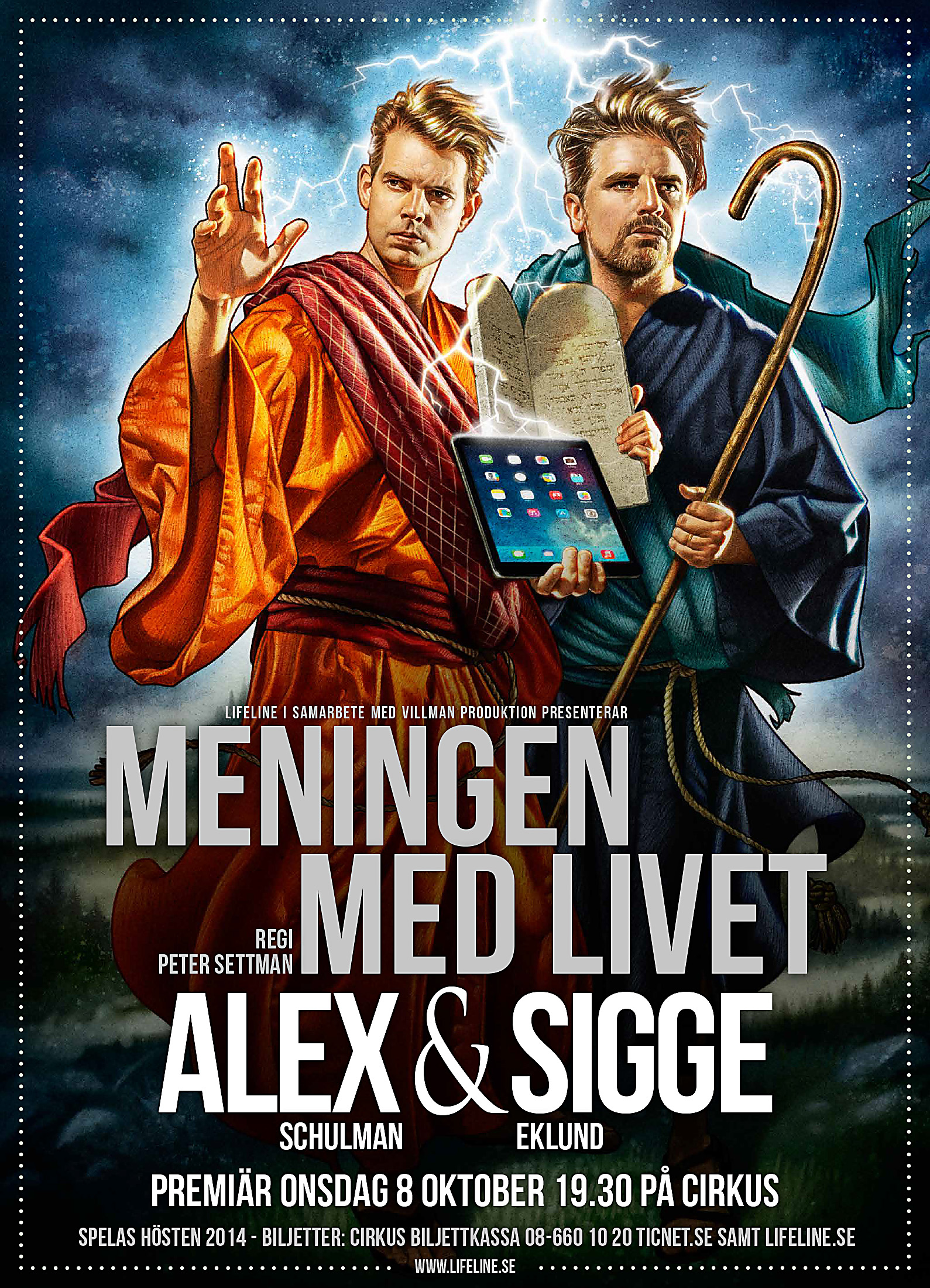 Thetrical poster of Meningen med livet,Alex och Sigge