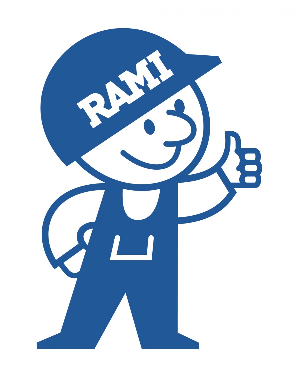 Rami, a character for Ramirent. Provider of rental equipment.