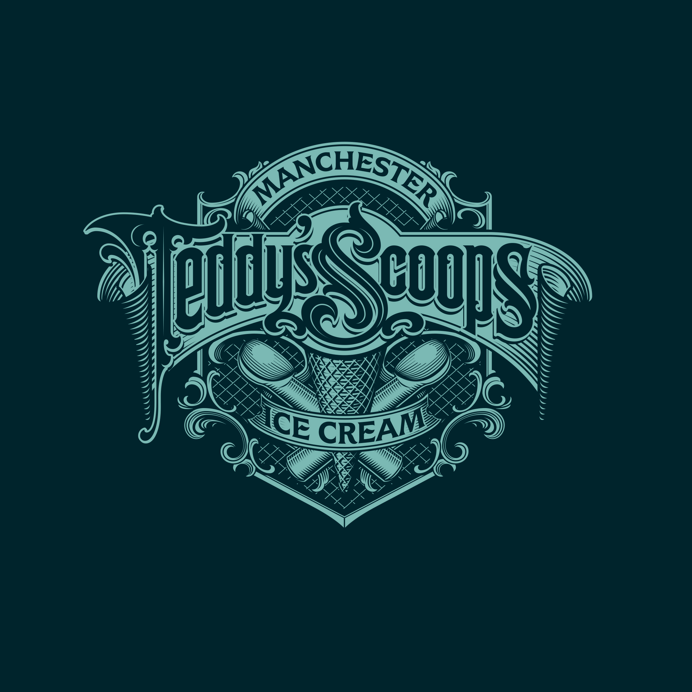 ice cream logotype