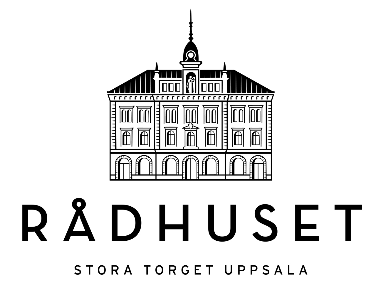 Illustration for a logo the townhall in Uppsala